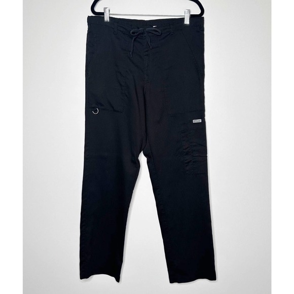 Grey's Anatomy Scrub Set Cargo Pants & V Neck Top Men's Black Size Small - Picture 5 of 7